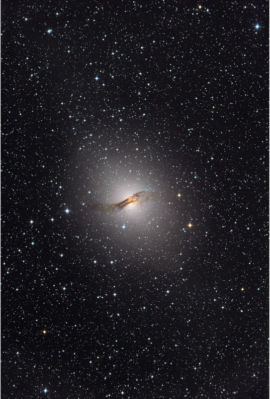 NGC 5128 Seen in Visible Light