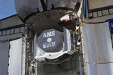 The Alpha Magnetic Spectrometer-2 (AMS) is seen in space shuttle Endeavour's payload bay. Shortly after this image was taken, the AMS was moved from the payload bay to the station's starboard truss on May 19, 2011 (Flight Day 4).