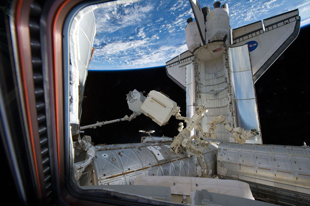 In the Grasp of the Canadarm2
