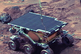 NASA's 25-pound Sojourner Mars rover covered about 330 feet (100 meters) over 83 days on the Red Planet in 1997.