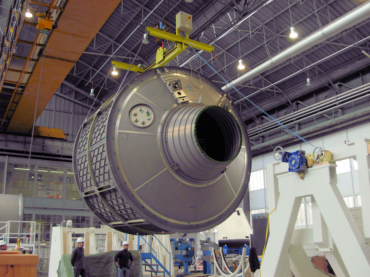 Albert Einstein ATV-4 Spacecraft Coming Together