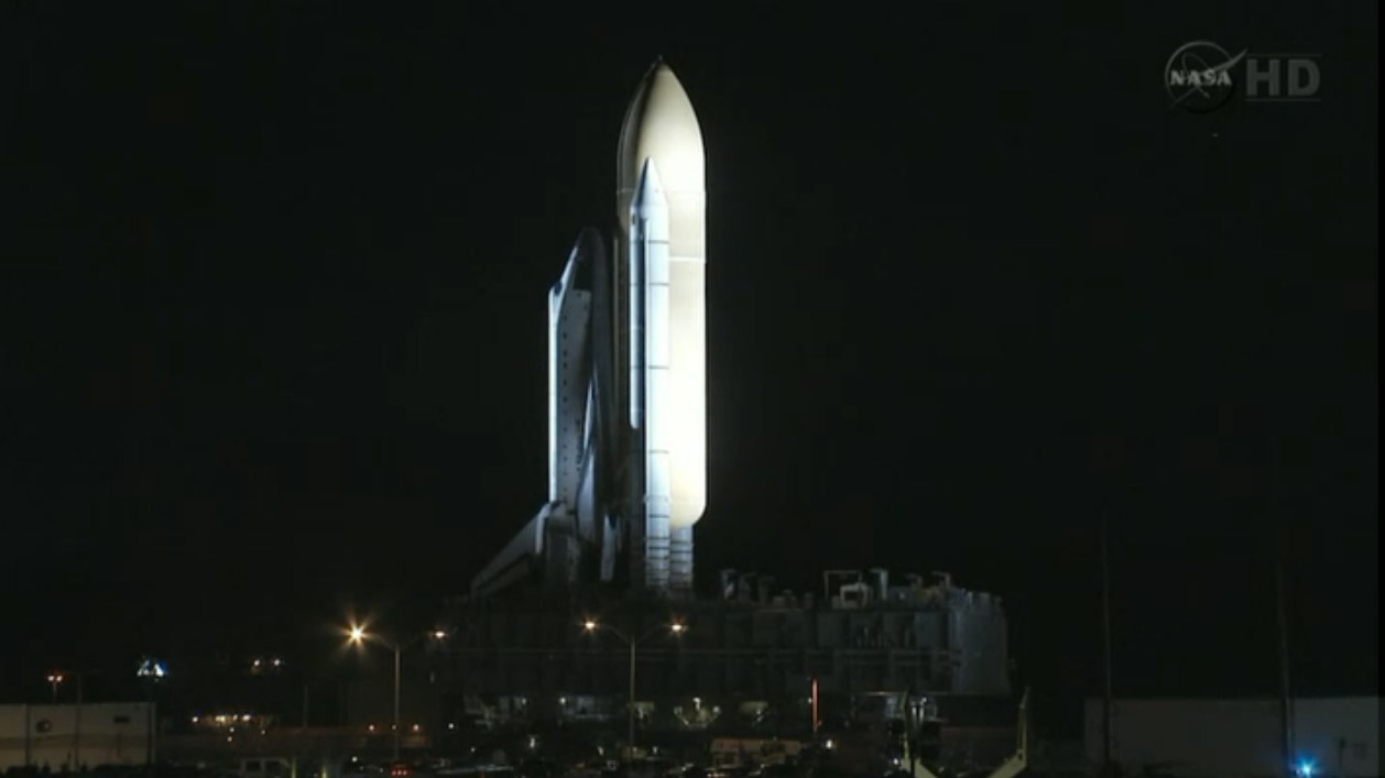 Shuttle Atlantis' Final Rollout