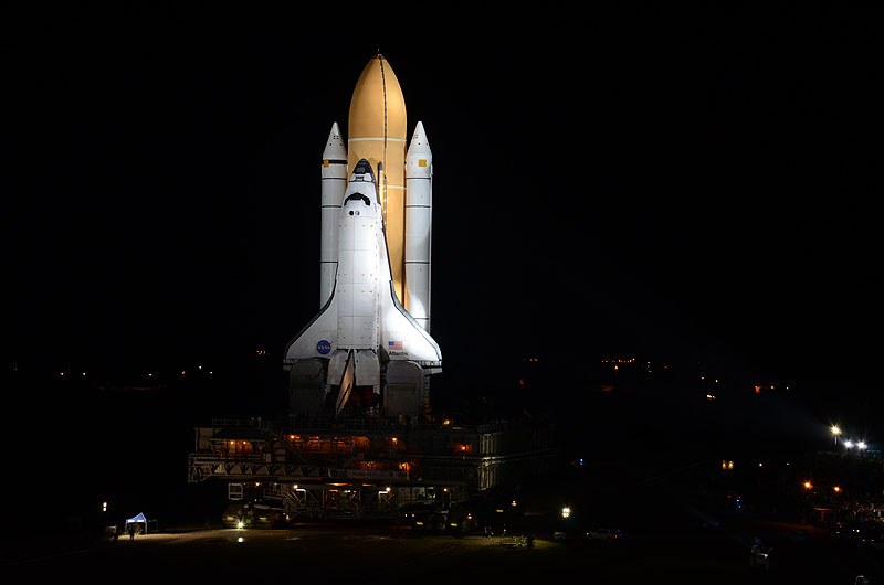 Shuttle Atlantis Rollout