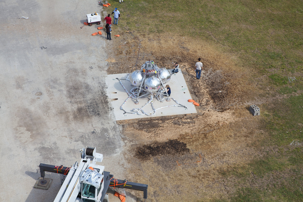Morpheus Lander Burn Zone