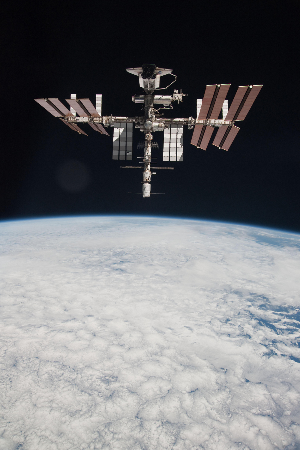 Shuttle Endeavour and Space Station Together Once More