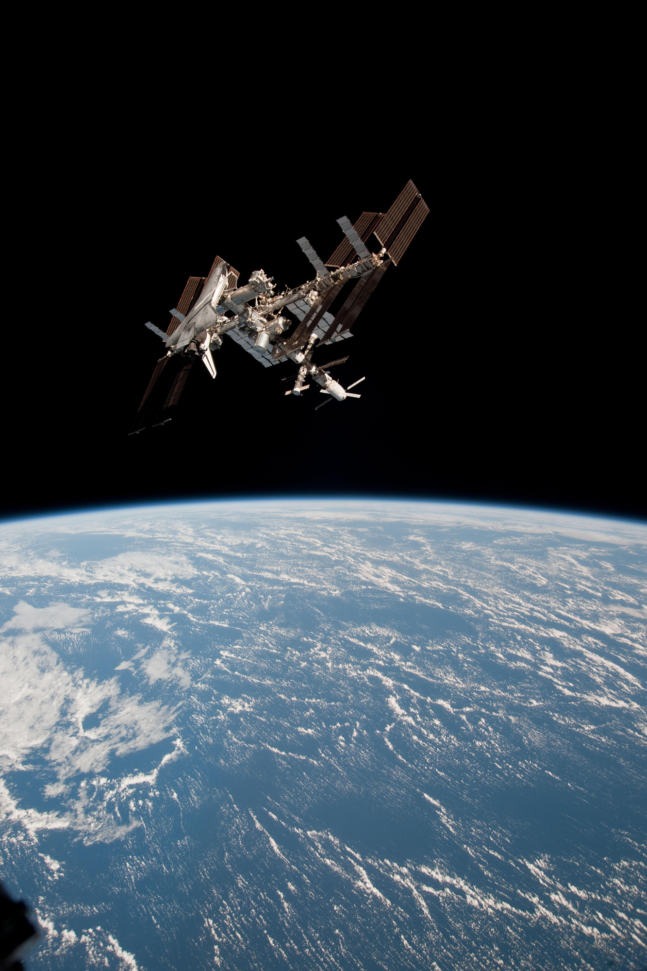 A Shuttle View Askew