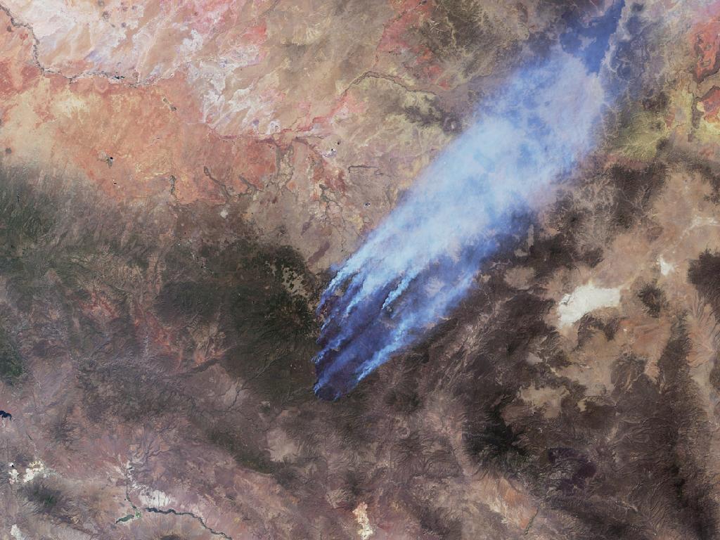 NASA's MISR Instrument Sees Wildfires Burn Out of Control