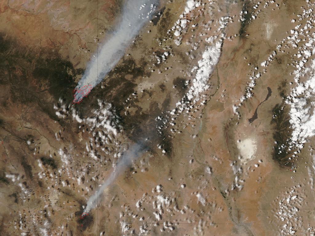 2 Big Arizona Fires, The Horseshoe 2 and Wallow North Fires