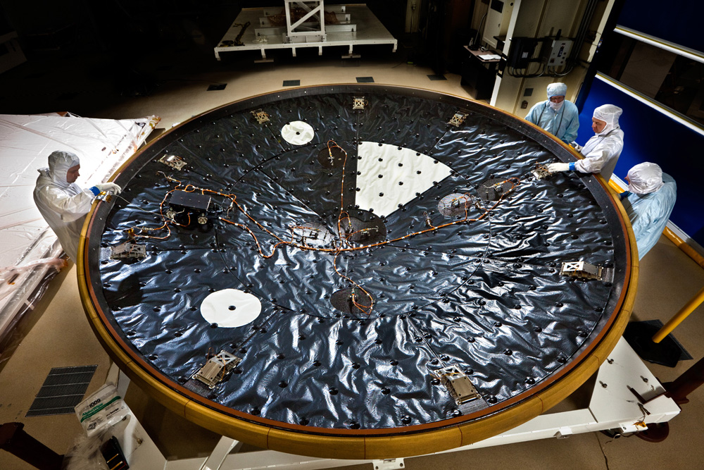 MEDLI instruments installed on MSL heat shield