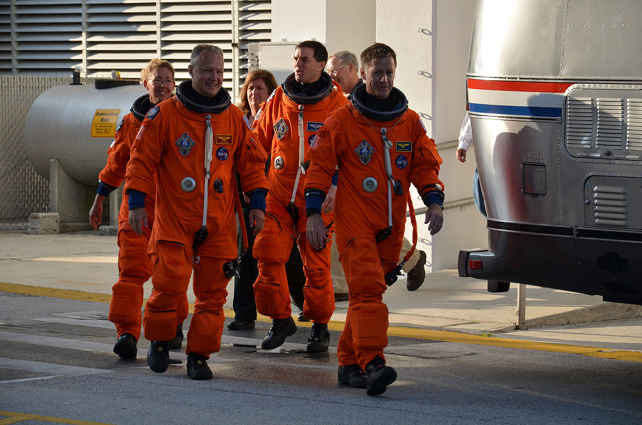 STS-135 TCDT Walkout