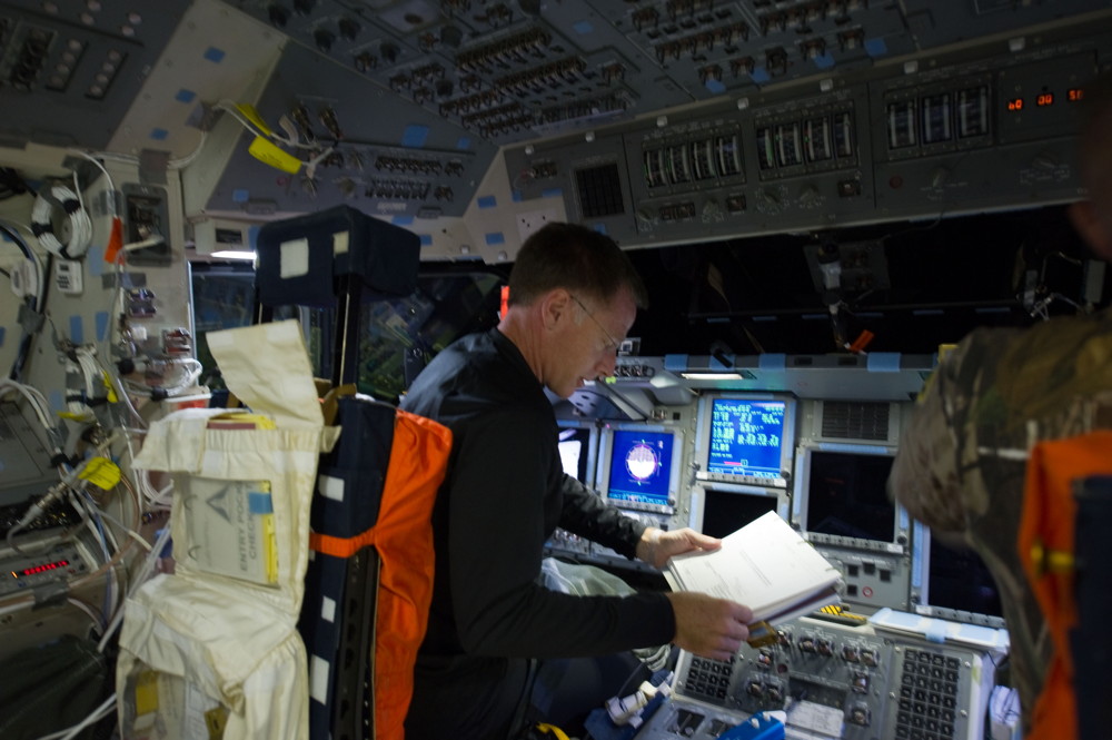 Commander on the Flight Deck