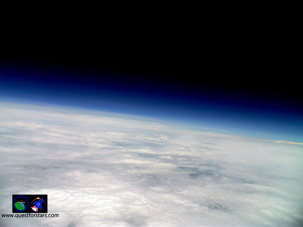 Atlantis Emerges from the Clouds