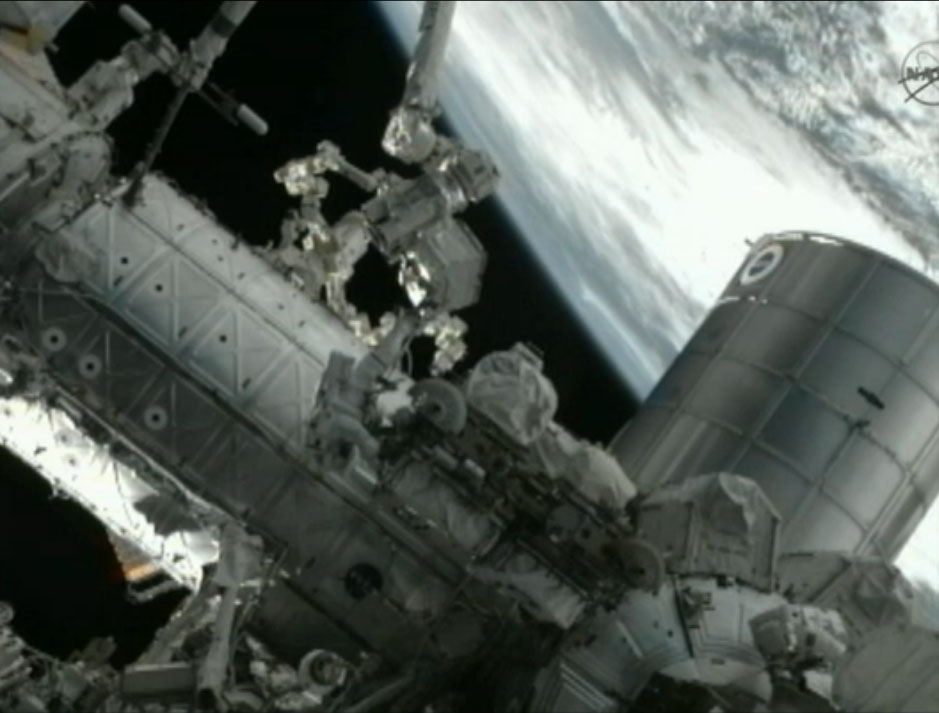 Spacewalker and the Robot