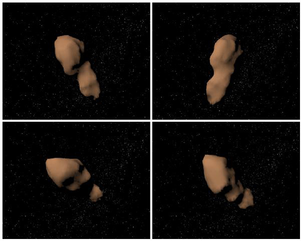 Toutatis: A Tumbling Dumbbell