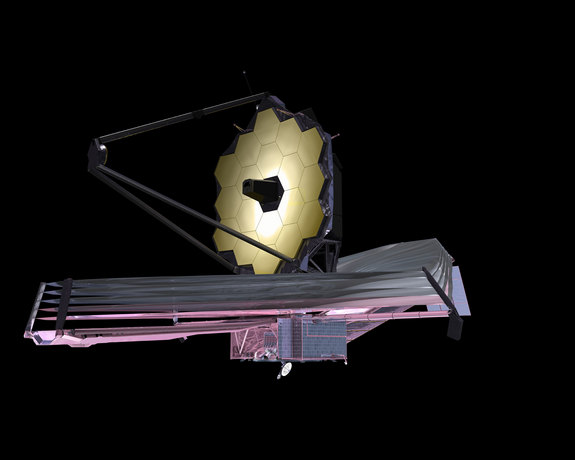 Artist's conception of NASA's James Webb Space Telescope.