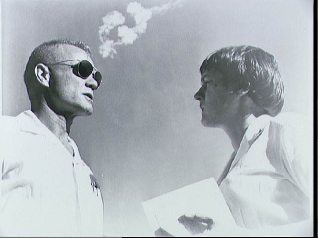 Astronaut John Glenn Confers with Nurse Dolores B. O'Hara