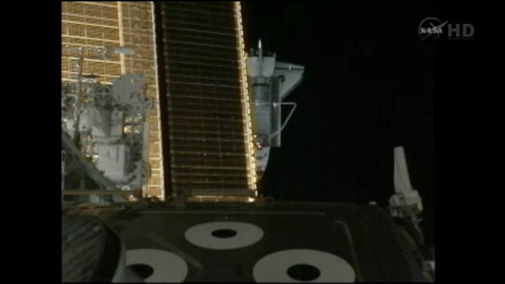 Shuttle Atlantis Peek-a-Boo