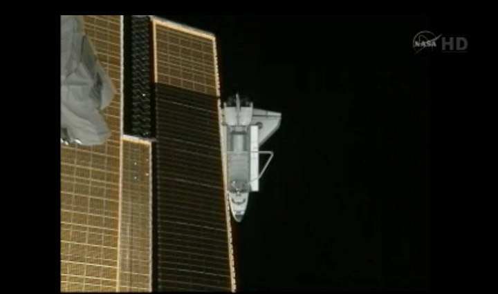 Seeing Half of Shuttle Atlantis