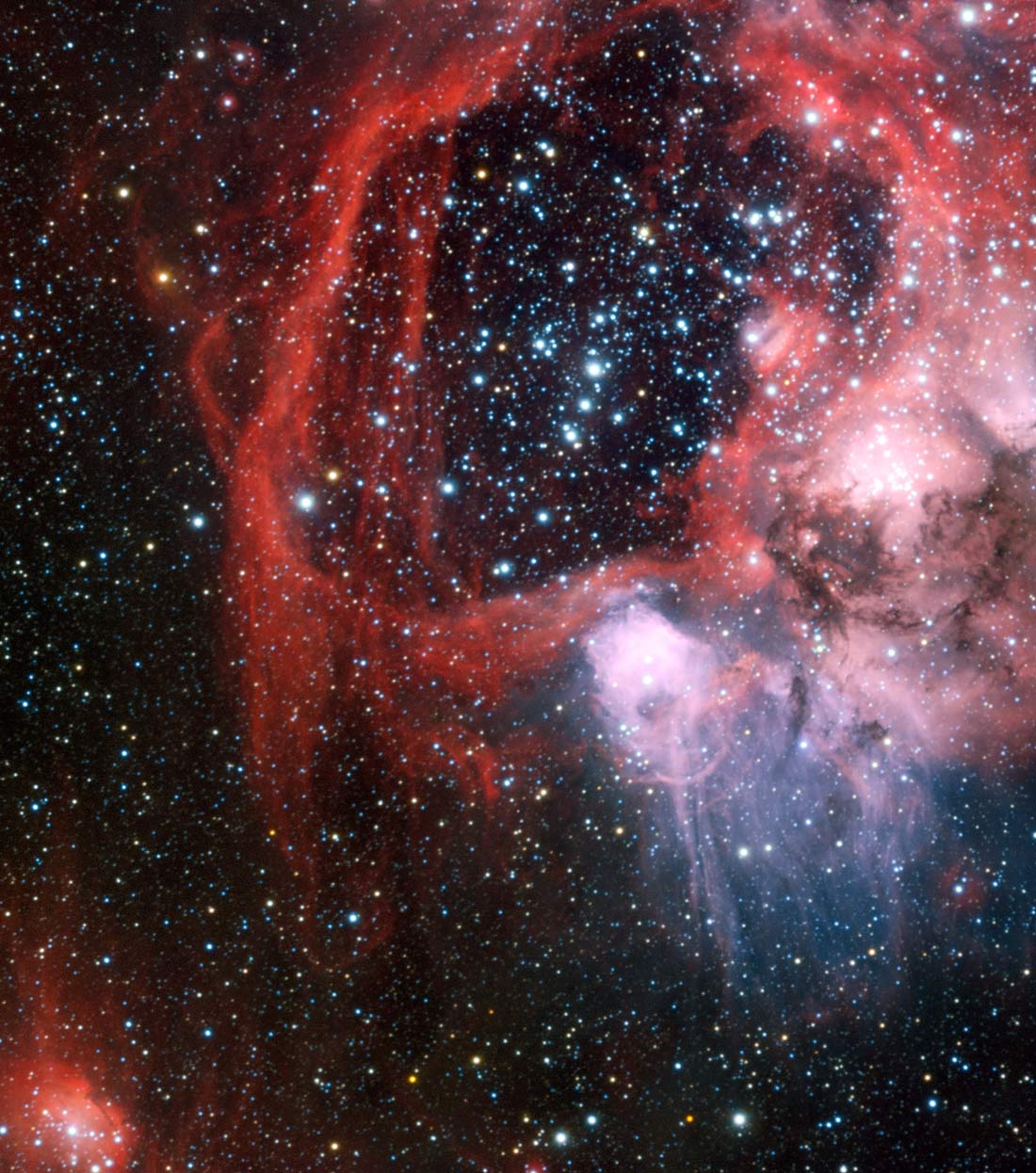 Nebula Dominated by Cosmic Superbubble