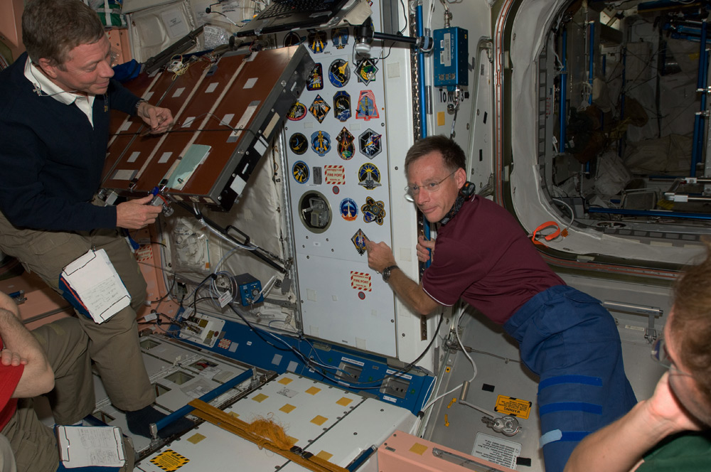 Commander Adds the Mission Decal