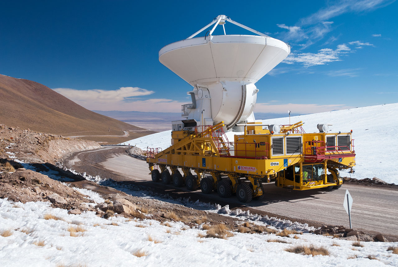 ALMA's First European Antenna