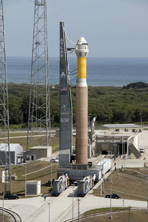 Boeing CST-100 Spacecraft Atop Atlas 5 Rocket