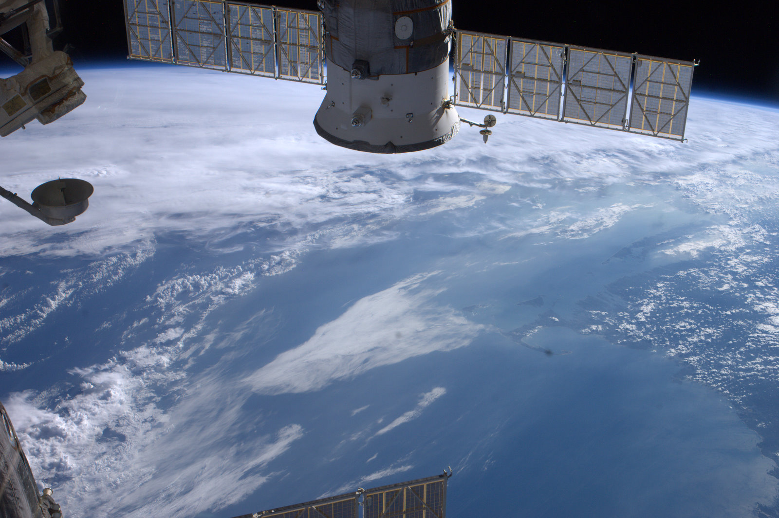 Hurricane Irene From Space: View of NYC and Boston