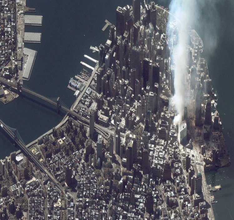 World Trade Center Aftermath as Seen by IKONOS Satellite