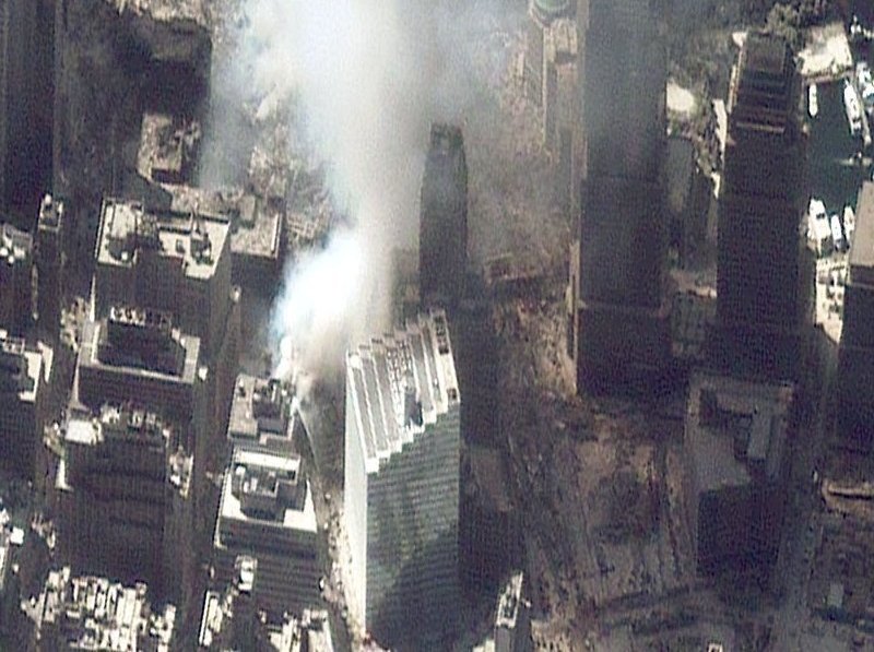 World Trade Center Aftermath as Seen by IKONOS Satellite