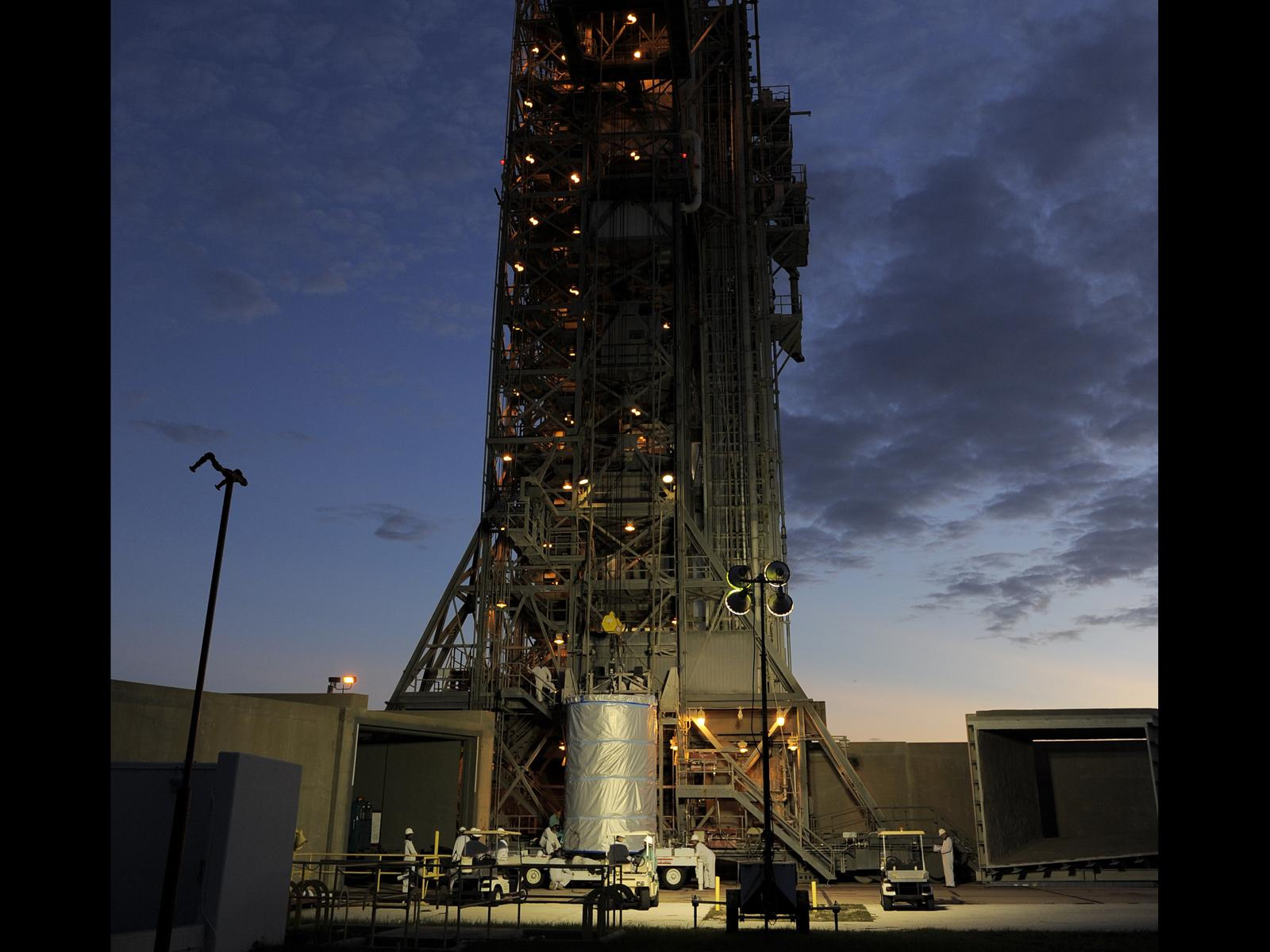 GRAIL Arrives at the Launch Pad