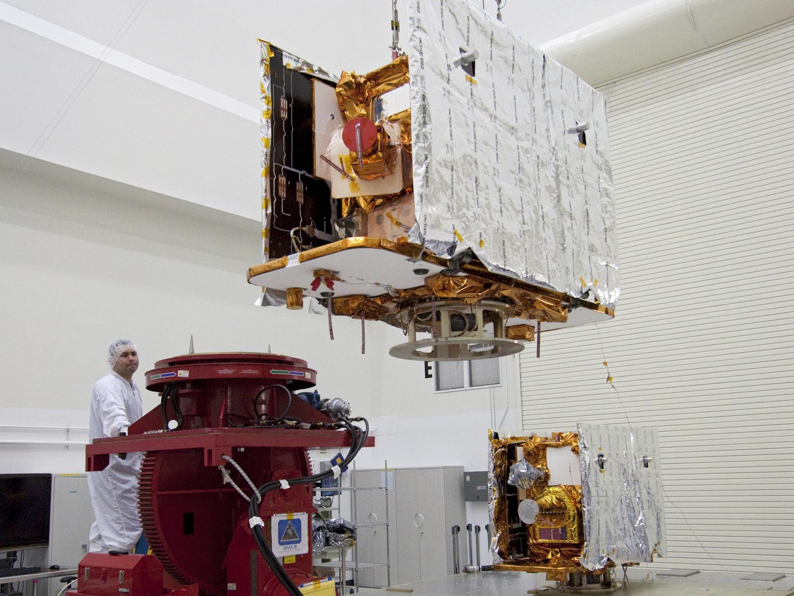 GRAIL Moved to the Test Stand