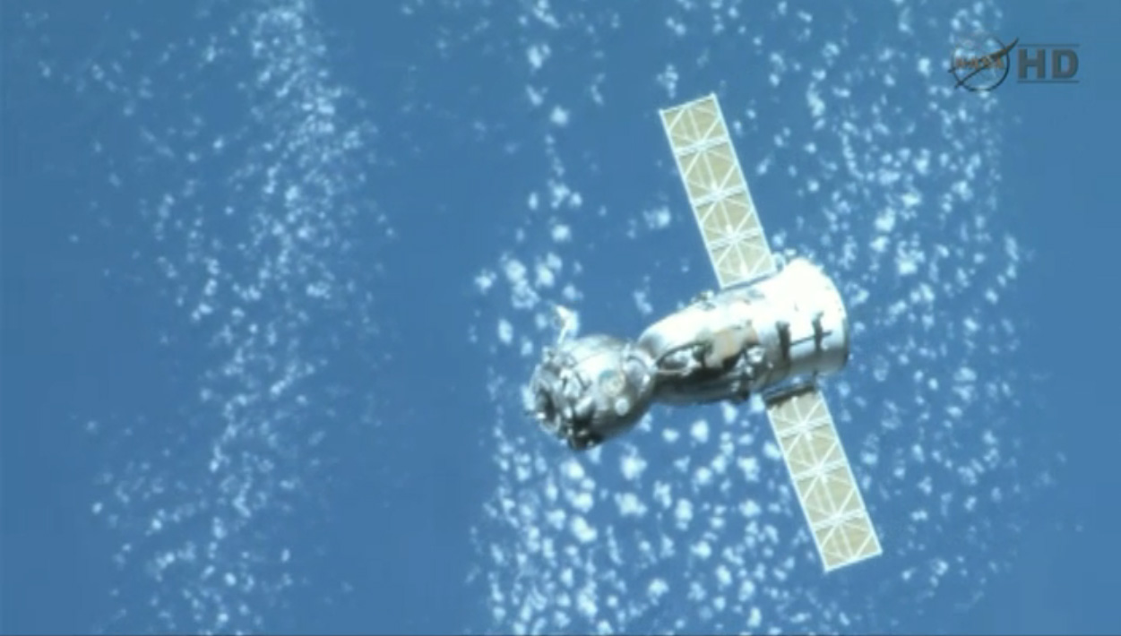 Soyuz TMA-21 Space Capsule Undocks From ISS