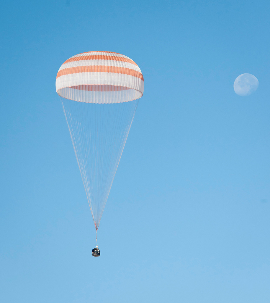 Expedition 28 Floats Past the Moon