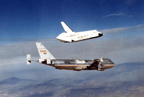 Image result for shuttle enterprise 5th flight