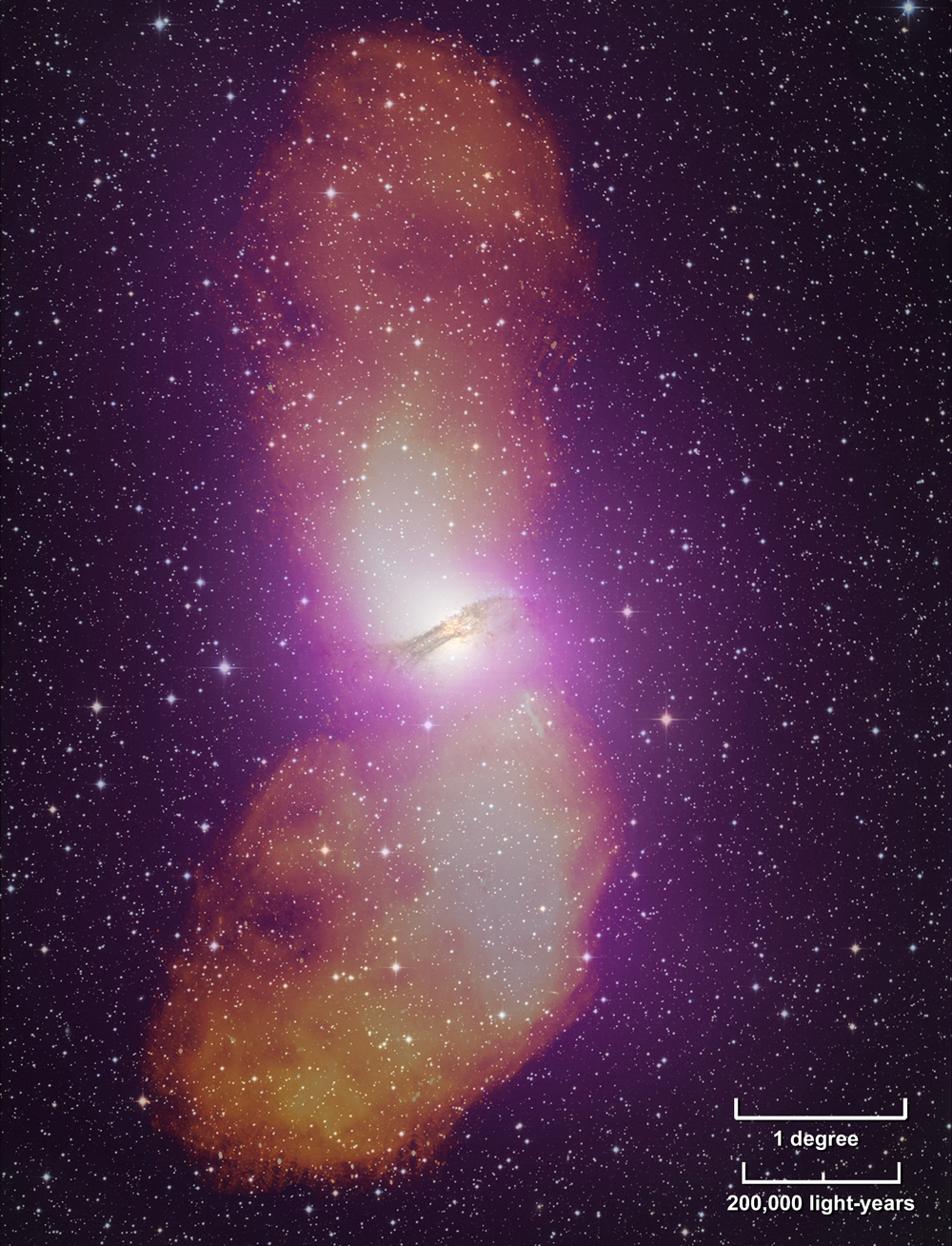 Radio-emitting Lobes in Centaurus A