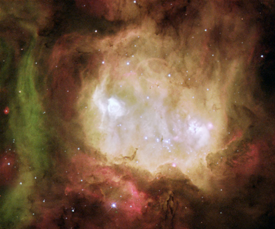 A Cosmic Ghost's Head