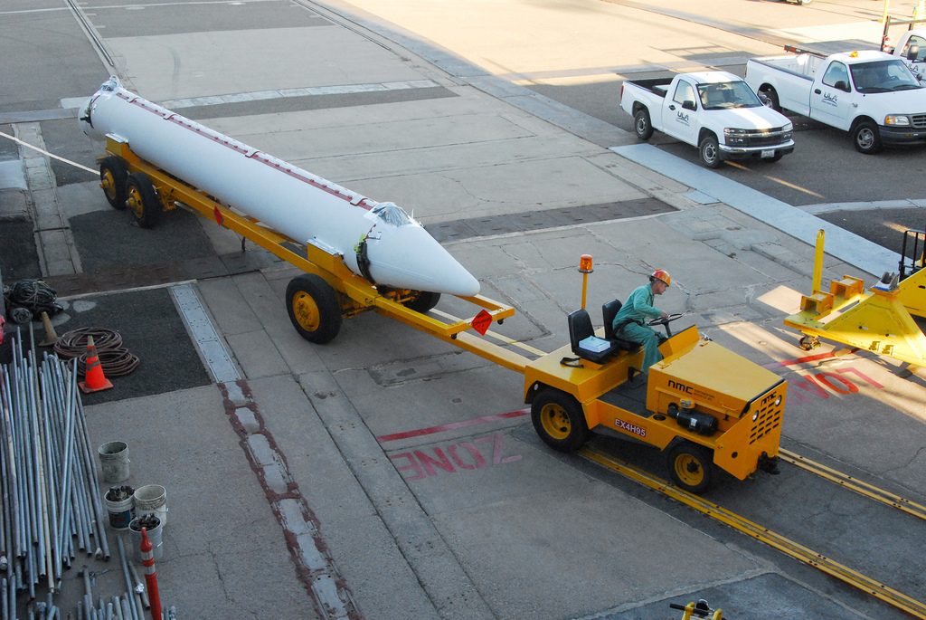 NPP's Solid Rocket Motor Arrives at Vandenberg Air Force Base