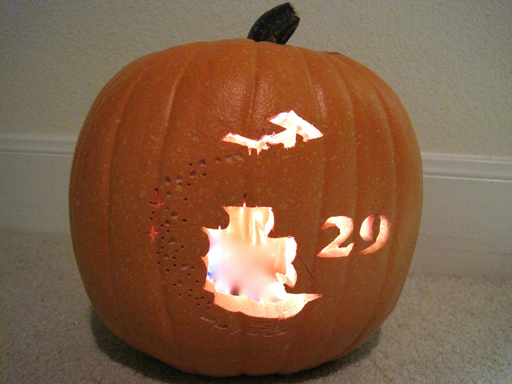 Expedition 29 Halloween Pumpkin