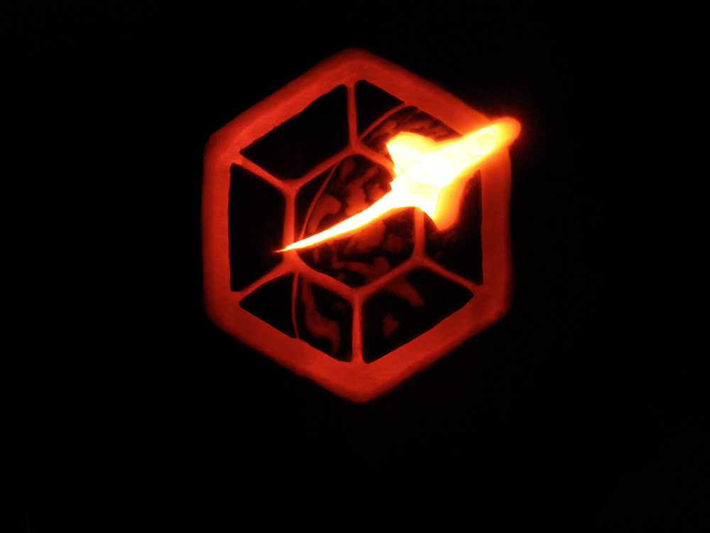 STS-130 Halloween Pumpkin