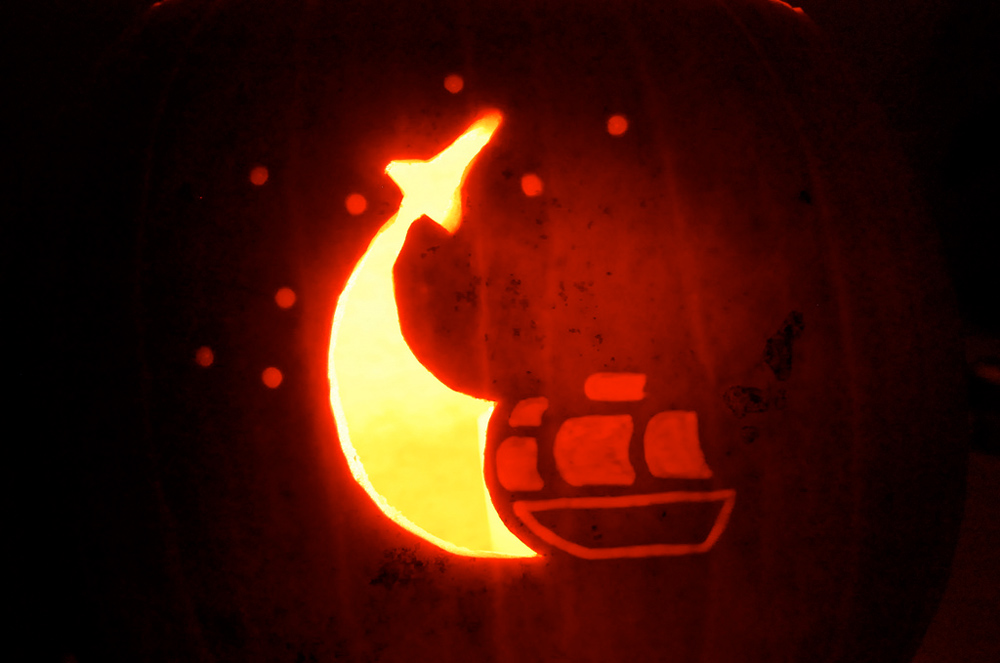 STS-122 Halloween Pumpkin