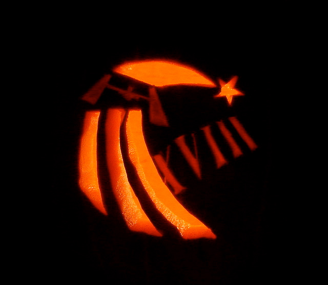 Expedition 18 Jack-o'-Lantern (Detail)