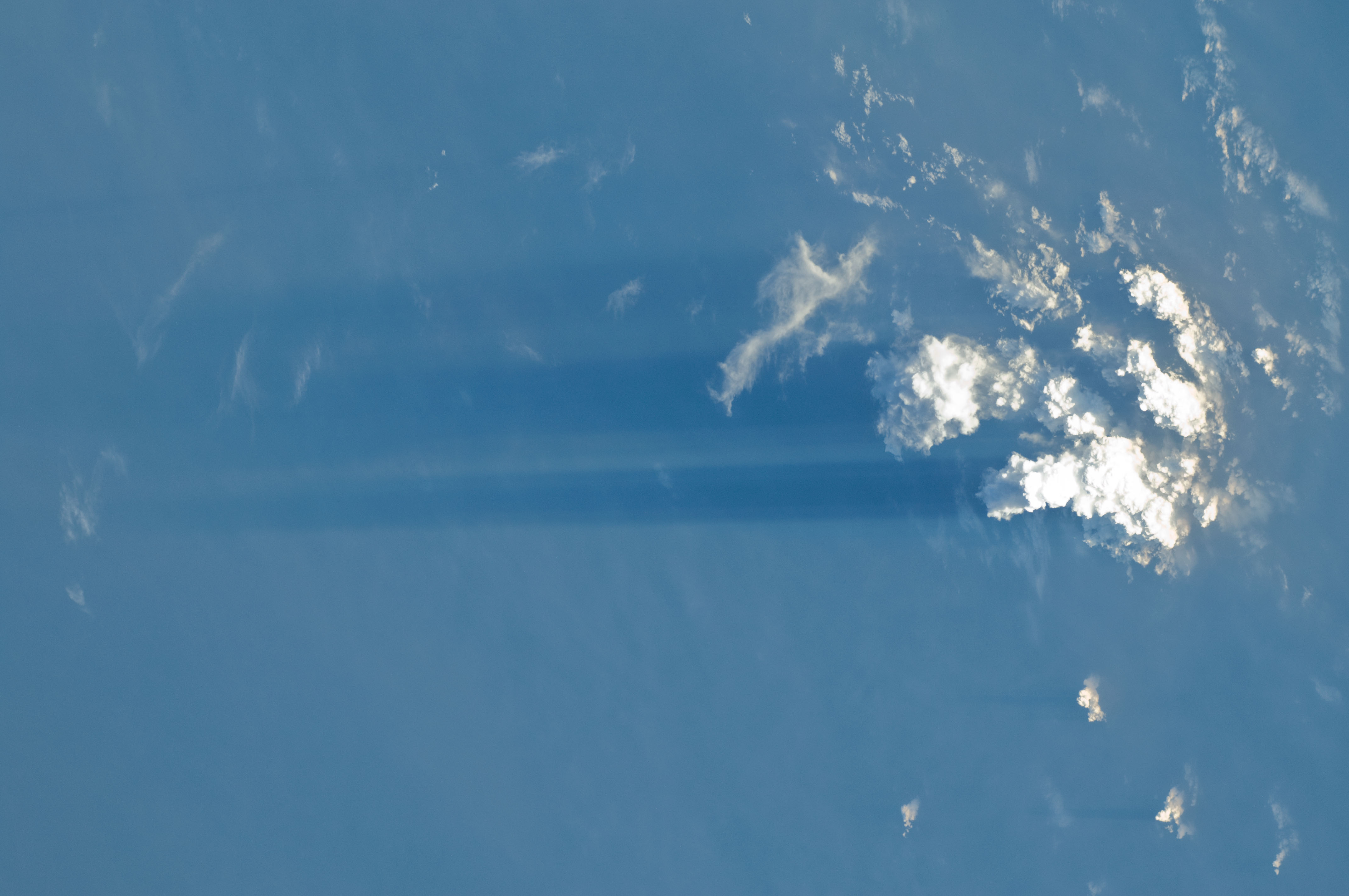 Crepuscular Rays Photographed Near India