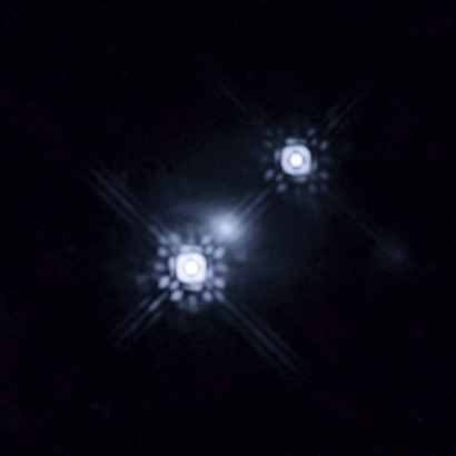 Hubble Photo of Black Hole Quasar