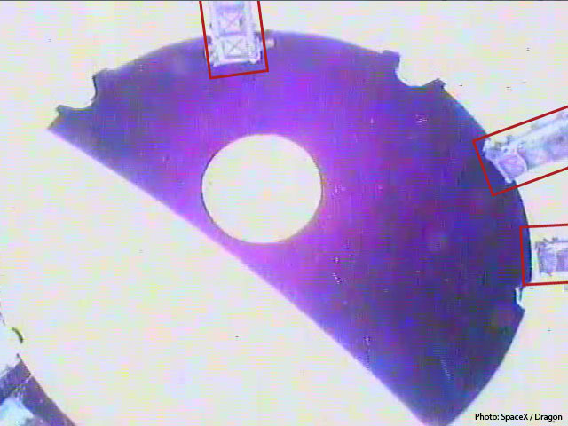 Dragon Spacecraft Viewed from the Second Stage