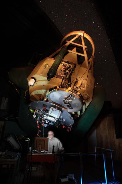 Asteroid 2005 YU55's Discoverer at Bok Telescope