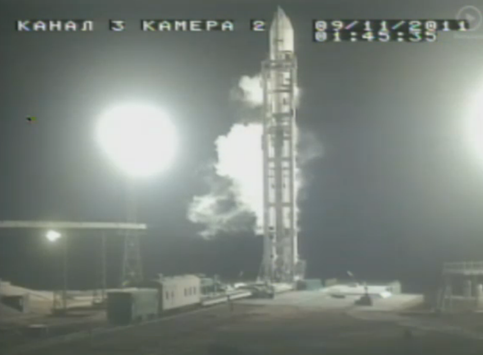 Phobos-Grunt Minutes Before Launch