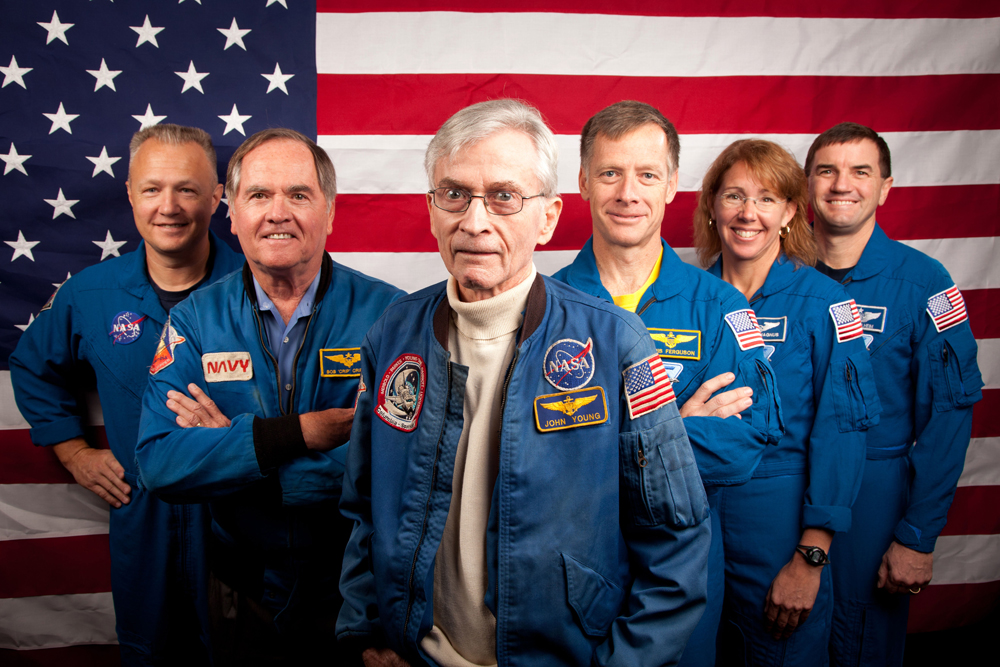 The First and Last Space Shuttle Crews