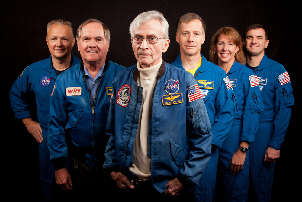 The First and Last Space Shuttle Crews