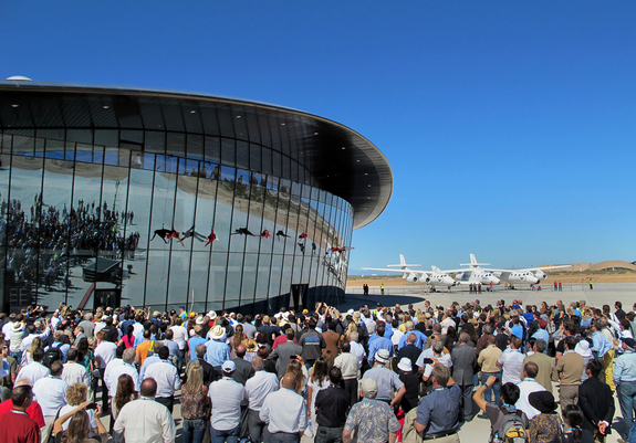 Spaceport America Terminal Hangar dedication in October 2011.