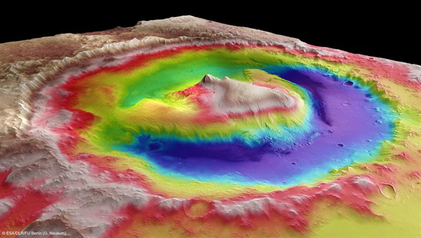Gale Crater: Target for Curiosity Mars Rover